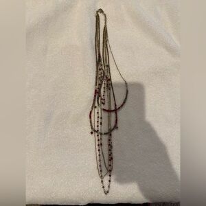 Layered beaded necklace